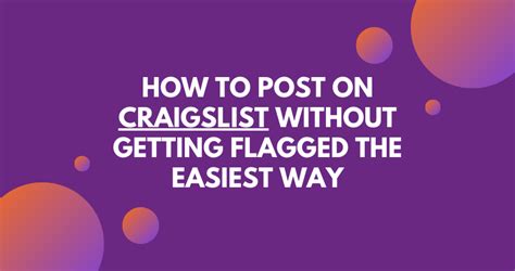 How to post on craigslist without getting flagged 2022 <b>flesruoy ti eteled t’ndid uoy fi neve da ruoy eteled nac elpoep taht snaem sihT </b>